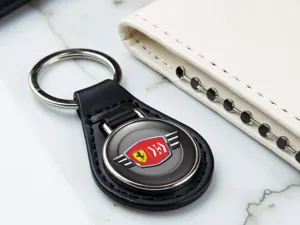 Ferrari Motorcycle Keychain Sturdy Acrylic Force Edition